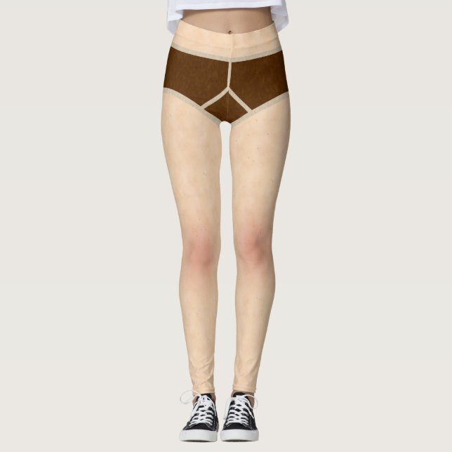 Leggings Pantalons avant Y Brown (Devant)