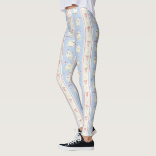 Leggings Papier à Lettre Chouette Hedwige Rayures