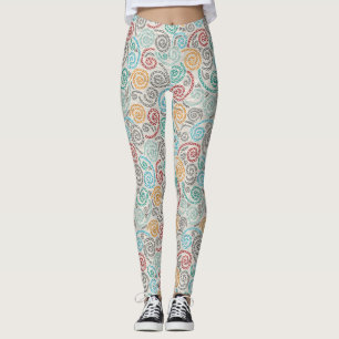 Leggings Papier fripé par fantaisie de broderie