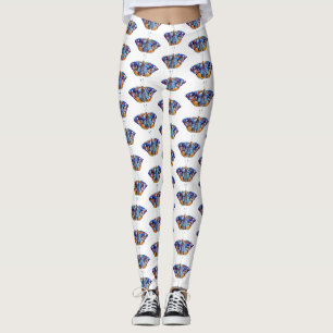 Leggings Papillon aquarelle coloré