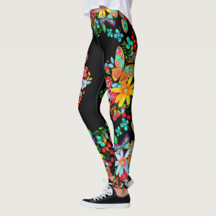 Leggings Papillon bohémien Floral