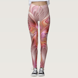 Leggings Papillon coloré abstrait art fantastique fractal