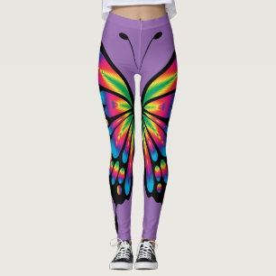 Leggings Papillon d'arc-en-ciel