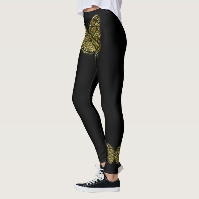 Leggings Papillon Gravé 2 (Gauche)