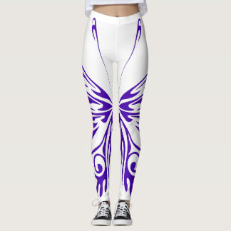 Leggings Papillon pourpre