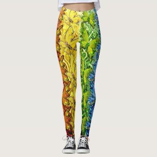 Leggings Papillons arc-en-ciel