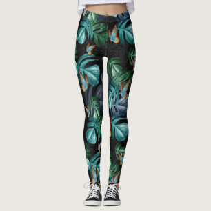 Leggings Papillons du Paradis/Tropical Turquoise Splash