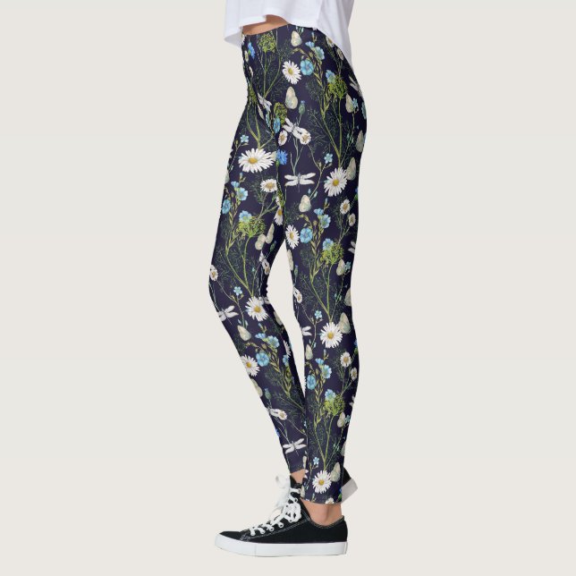Leggings Papillons et dragons mouches (Gauche)