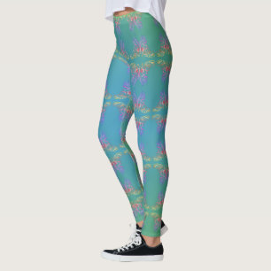 Leggings Papillons sur les eaux bleues