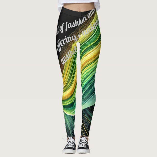 Leggings parfait mélange de mode et de fonction, (Devant)