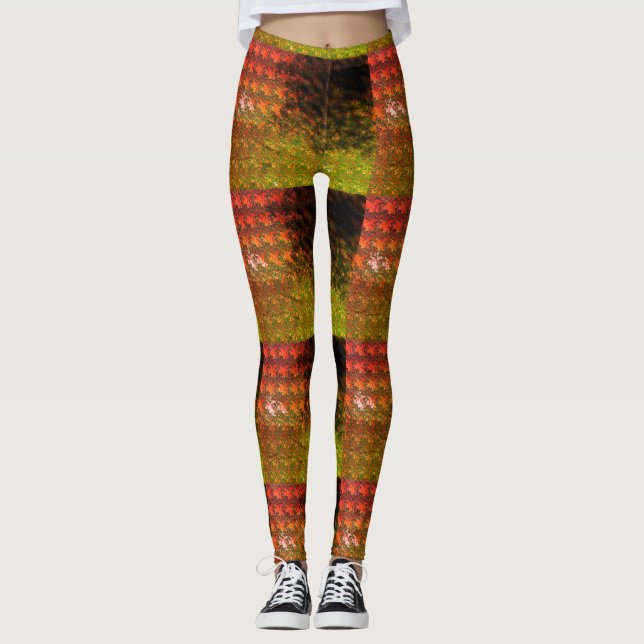 Leggings Parfait Prints_RedGold (Devant)