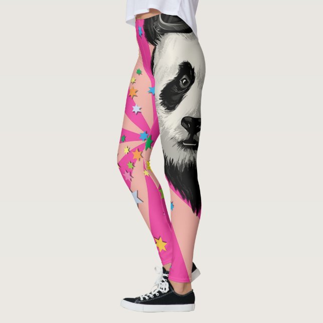 Leggings Partie de panda (Gauche)