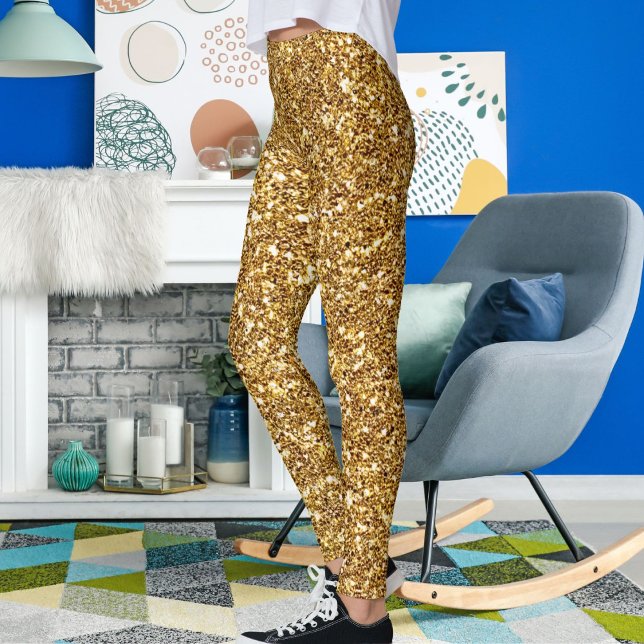Leggings Parties scintillant d'or Élégantes étincelles mign (Créateur téléchargé)