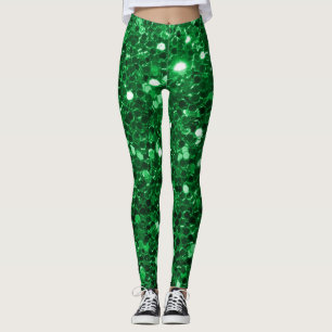 Leggings Parties scintillant Emerald Mermaid