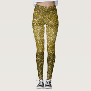 Leggings Parties scintillant en or glam