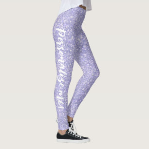Leggings Parties scintillant rose pâle foncé TEXTE PERSONNA