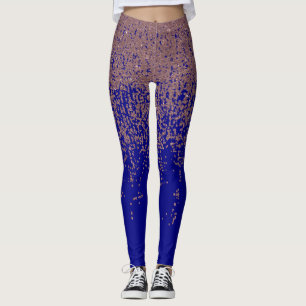 Leggings Parties scintillantes roses fascinantes Ombre de