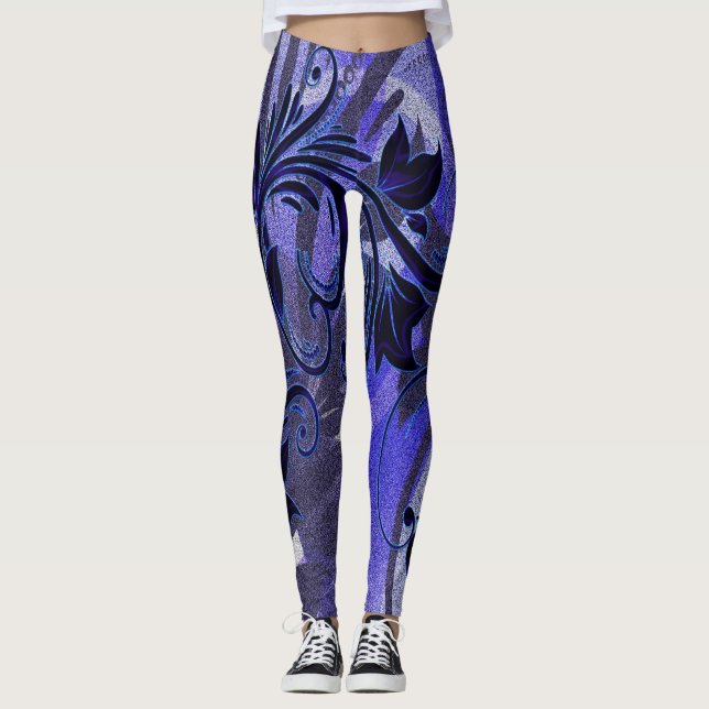 Leggings Passion violette (Devant)