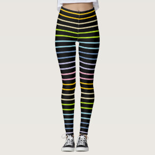 Leggings Pastel Arc-en-ciel brun