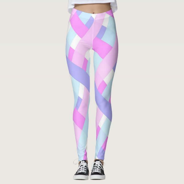 Leggings Pastel Color Printemps & Été tendance & élégant (Devant)