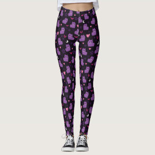 Leggings Pastel Goth Purple Llama