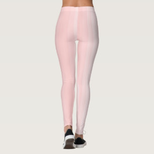 Leggings Pastel Light Peach Stripes Cute Modèle élégant