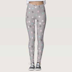 Leggings Pastel minimaliste floral moderne