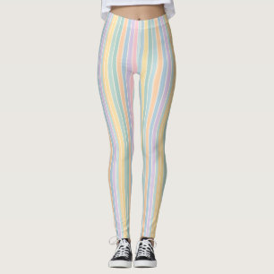 Leggings Pastel Parade - Motif en arc-en-ciel doux