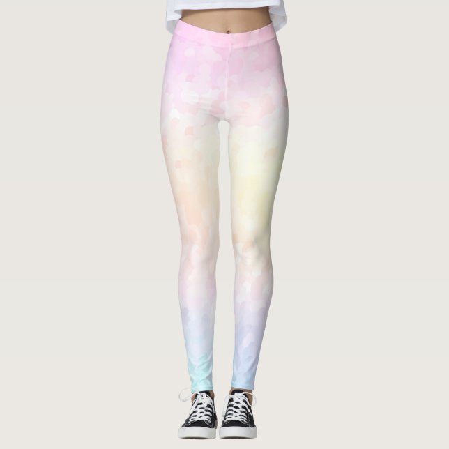 Leggings Pastel Rainbow (Devant)