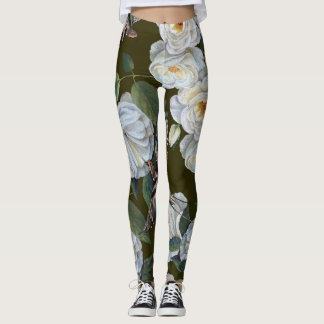 Leggings Pastel rose, mariage sans couture fleurie.
