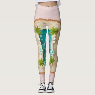 Leggings Pastel Vaporwave Pool Toast