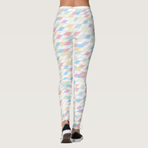 Leggings Pastels abstraits colorés