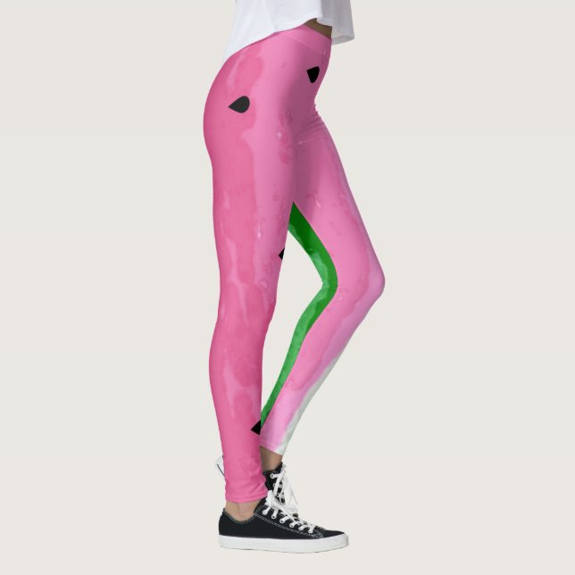 Leggings pastèque moderne imprimer (Droite)