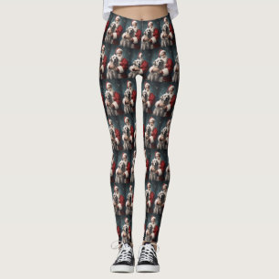 Leggings Pasteur anatolien avec Noël du Père Noël