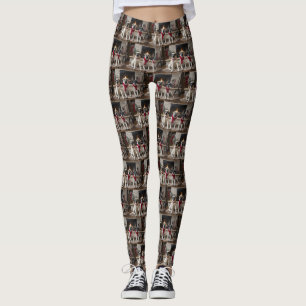 Leggings Pasteur anatolien près de la cheminée Noël