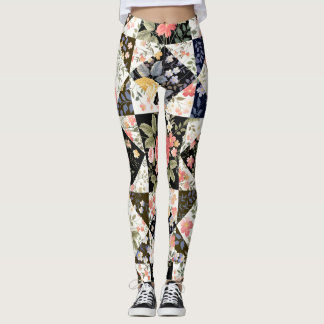 Leggings Patchwork floral : Mélange Vintage