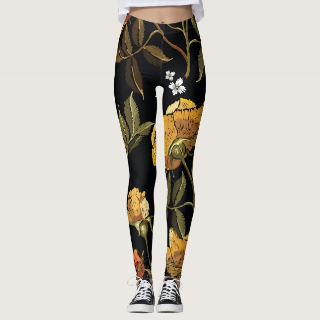 Leggings Patchwork Gentl : dessin manuel (Devant)