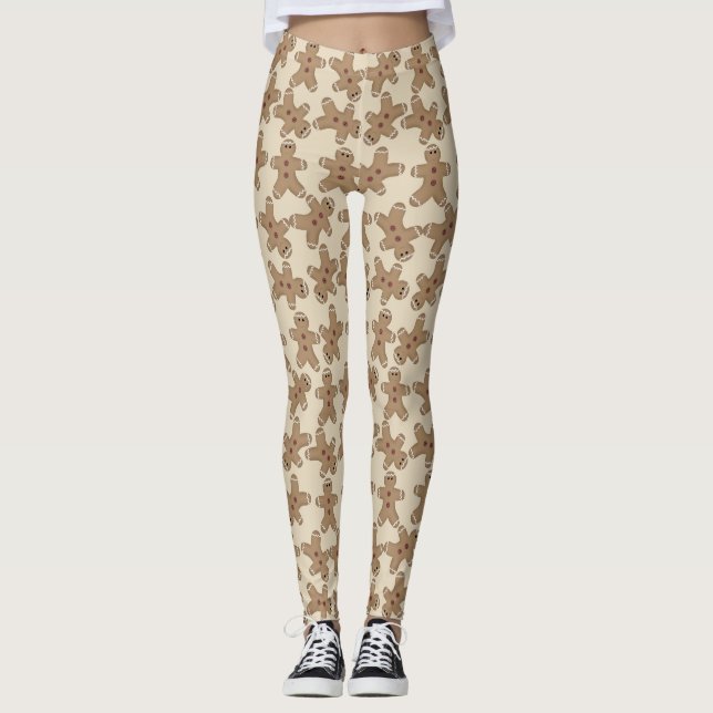 Leggings Pâtes d'homme en pain d'épices (Devant)