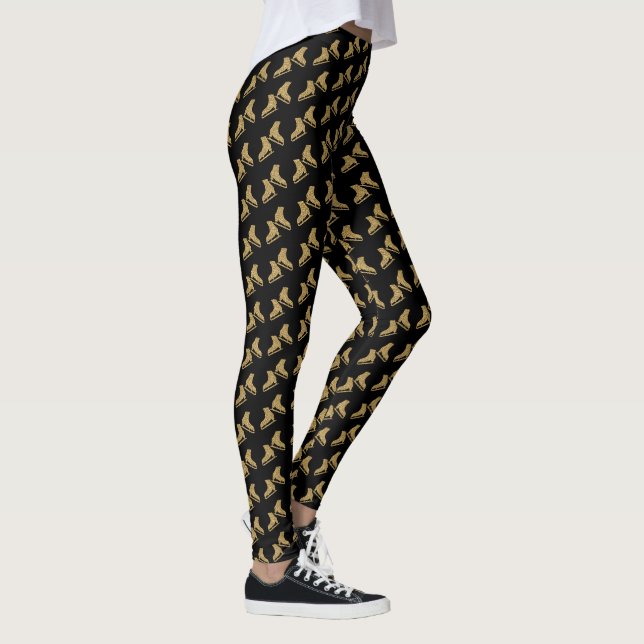 Leggings Patinage artistique Légendes Patinage de glace mot (Droite)