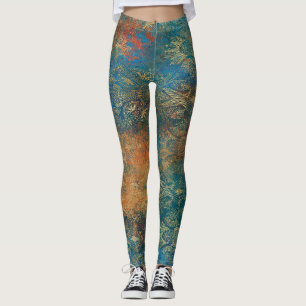 Leggings Patine sarcelle Cooper