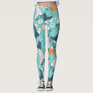 Leggings Patins à rouleaux rétro : Cassette Vintage