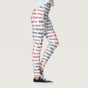 Leggings patriotiques