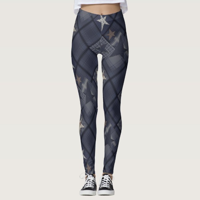 Leggings Patte bleue (Devant)