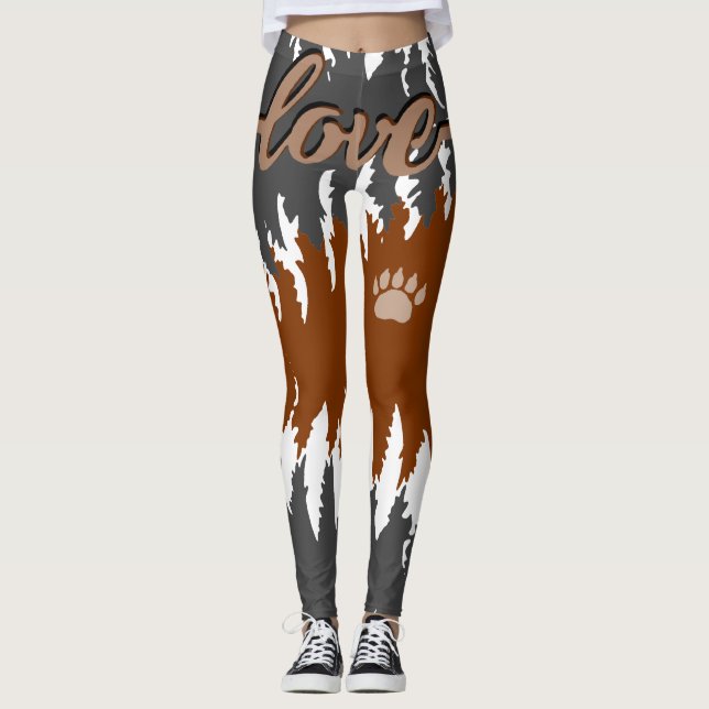 Leggings Patte d'ours (Devant)