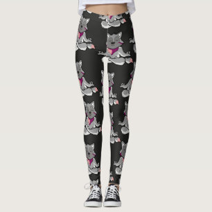 Leggings Patter le yoga   Yoga seamless pattern 19