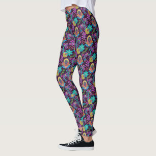 Leggings Pattern Glass-Beads Look