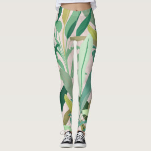 Leggings Pattern rose