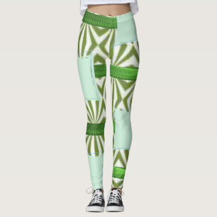 Leggings pattes longues vertes