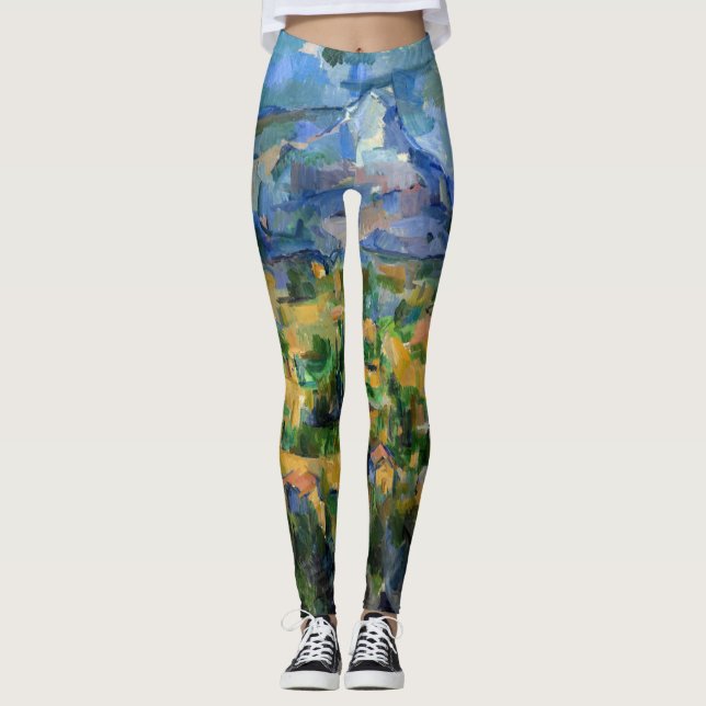 Leggings Paul Cezanne - Mont Sainte-Victoire (Devant)