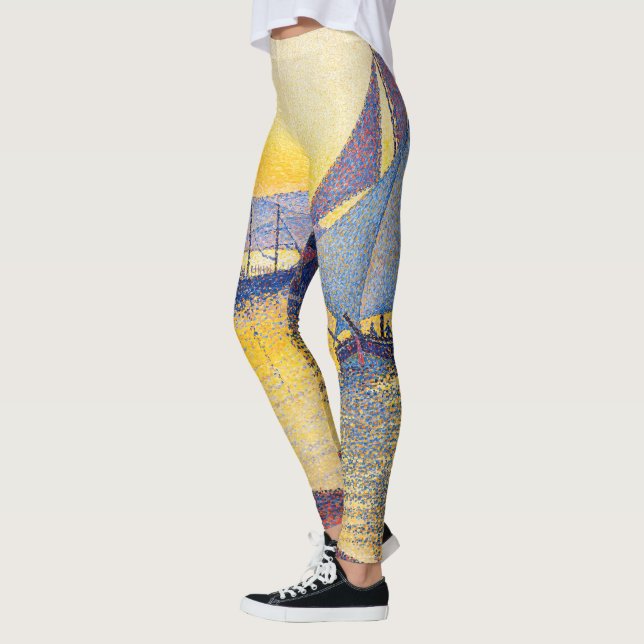 Leggings Paul Signac - Le Port au coucher du soleil, Opus 2 (Gauche)